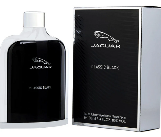 Jaguar Classic Black (Men's), Eau De Toilette Spray, 3.4 oz.